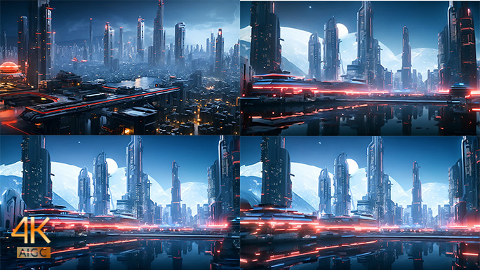 合集 未来科幻世界 机械城市 超现实主义