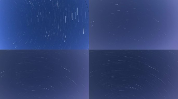延时摄影星空星轨4K变幻天空星星天文地理