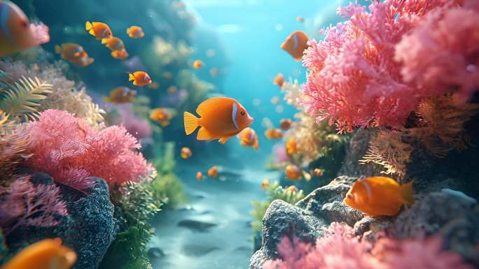 海底生态海洋生物世界