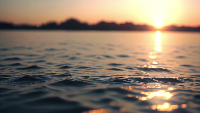 海景海面湖面太阳海浪浪花视频背景素材合集