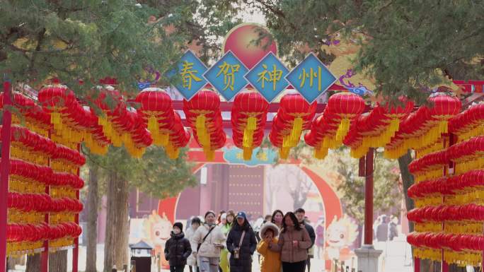 大红灯笼满街挂 大红灯笼高高挂 过年气氛