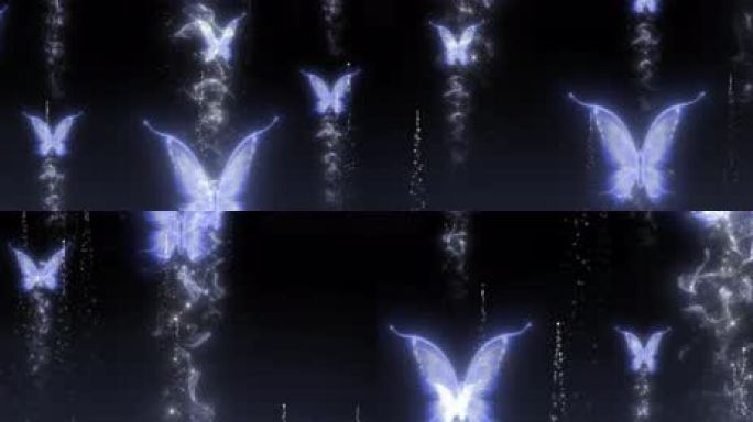 蝴蝶飞舞【超宽屏】舞美LED视频素材01