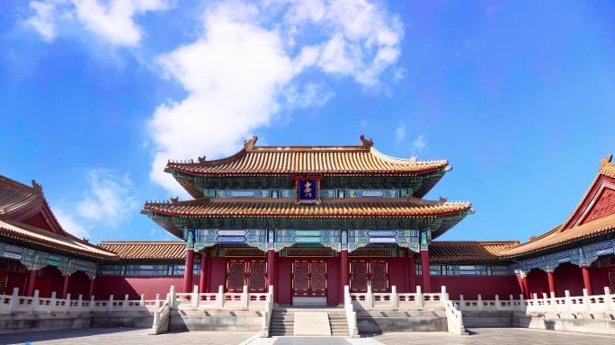 北京传统皇家建筑延时