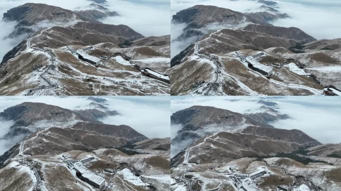 江西武功山雪景