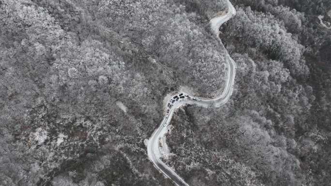 浙西天池 江南第一池 杭州 雪山 雾凇