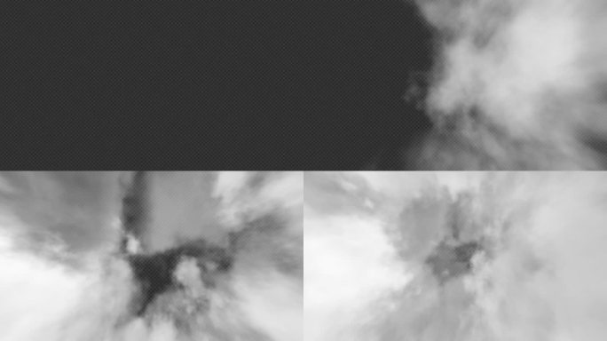 3组4k穿梭云 带透明通道 云转场 开场