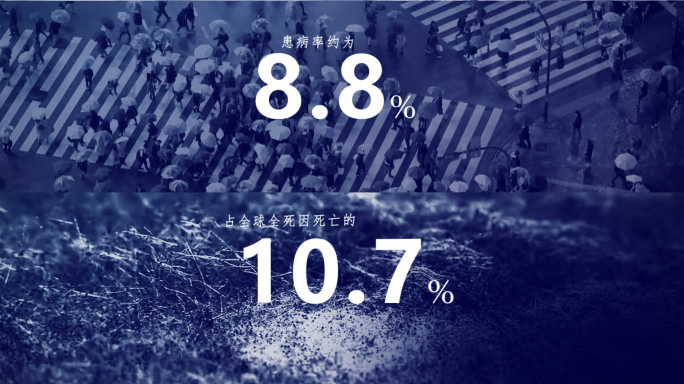 开篇数据水墨风AE模版