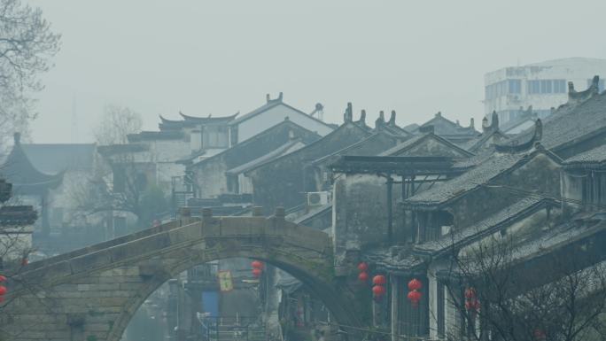 烟雨中的沙溪古镇