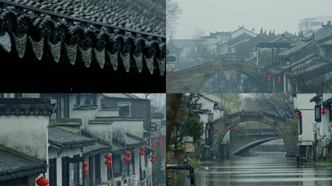 烟雨中的沙溪古镇