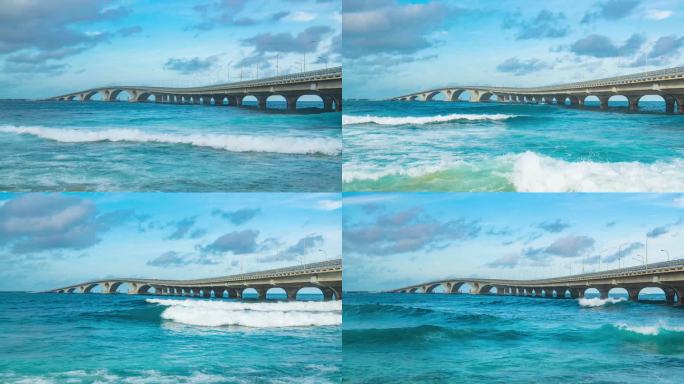 马尔代夫 中马友谊大桥  延时摄影