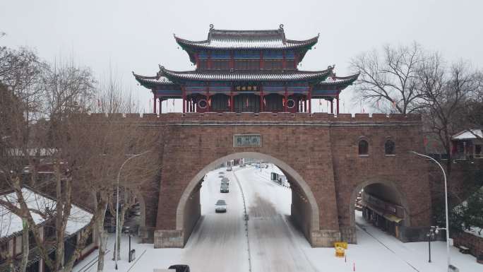 铁门关 雪景