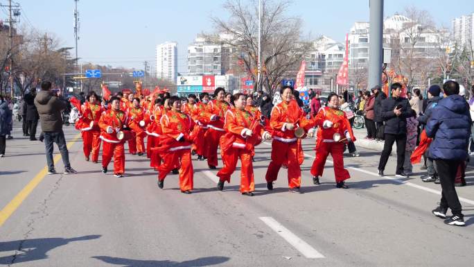 非物质文化遗产 春节表演 元宵游行