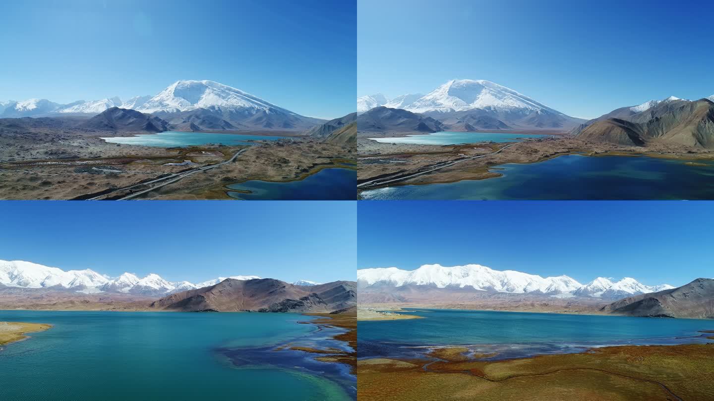新疆帕米尔高原慕士塔格峰4K高清