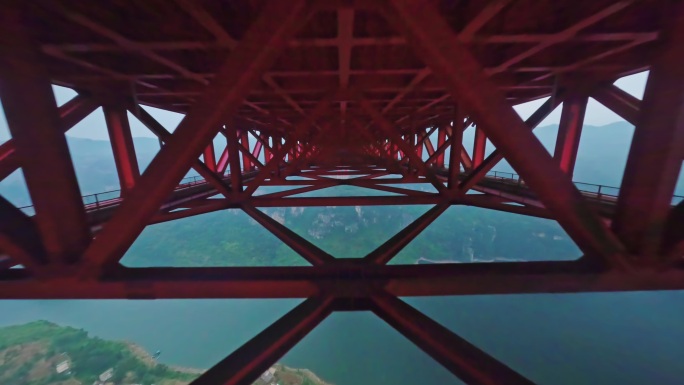 贵州大桥 鸭池河大桥 晨雾 云海 穿越机