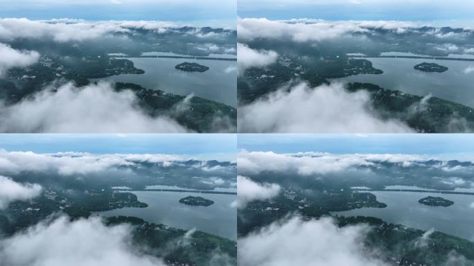 杭州西湖云雾