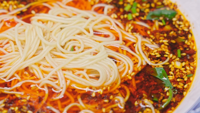 【原创】美食重庆小面面条麻辣面煮面拌面