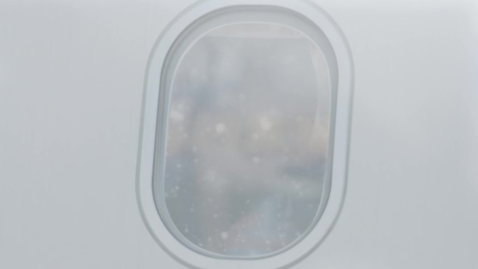 飞机飞行舱内视角合成AE模板