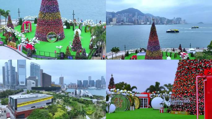 香港西九龙圣诞树