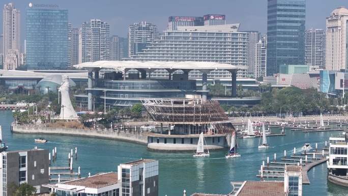 厦门香山游艇会国际会议中心航拍