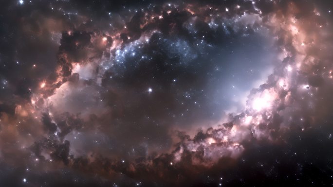 银河系星云视频素材