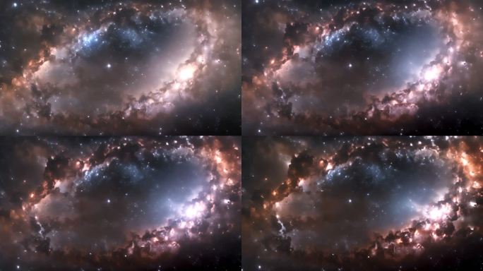银河系星云视频素材