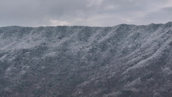 浙西天池 江南第一池 杭州 雪山 雾凇