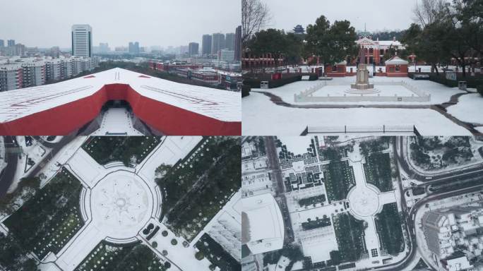 首义广场 辛亥革命纪念馆 雪