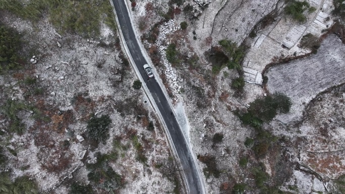 浙西天池 江南第一池 杭州 雪山 雾凇