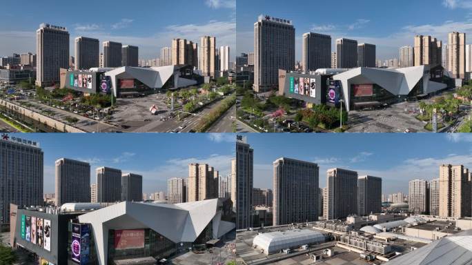 泉州中骏世界城城市建筑航拍4k延时素材