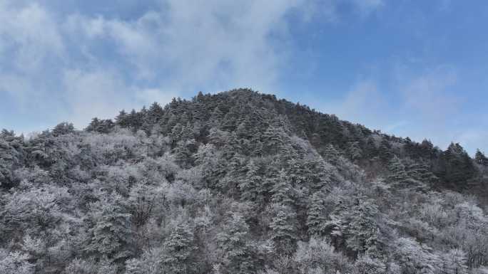 浙西天池 江南第一池 杭州 雪山 雾凇