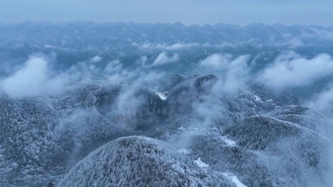 壮丽山河 小寨天坑 喀斯特地貌 航拍中国