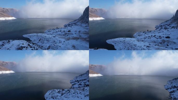 桂林全州天湖雪景