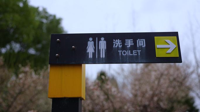 公厕指示牌 洗手间指示牌