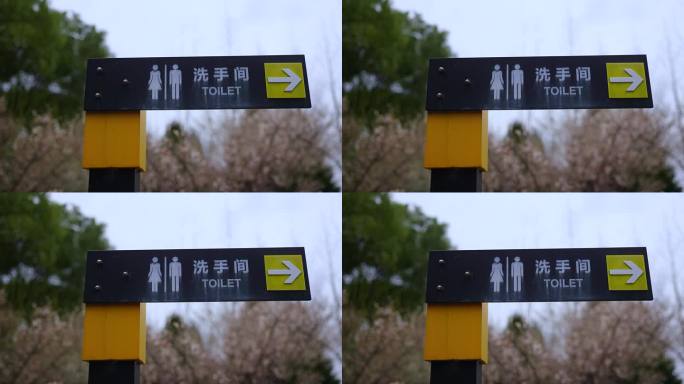 公厕指示牌 洗手间指示牌