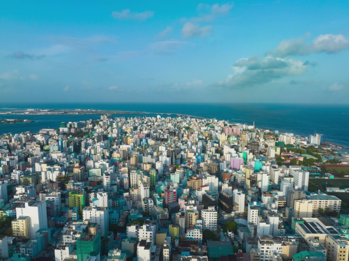 马尔代夫 首都马累 西海岸大环境