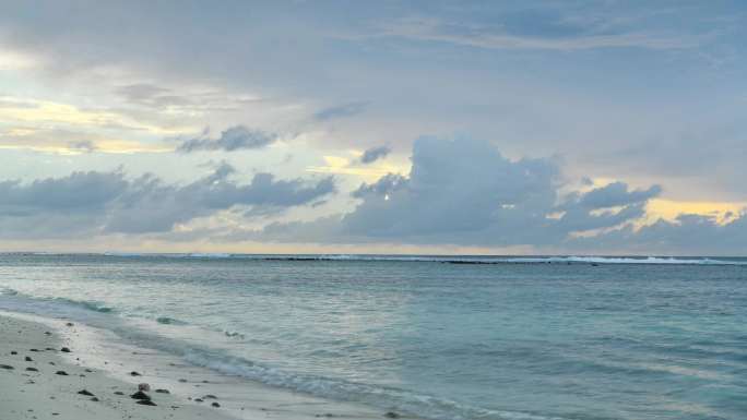 马尔代夫海天风景  延时摄影