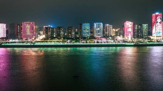 伍家岗夜景（宝塔河段）