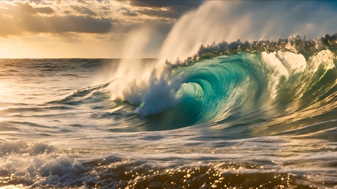海洋海浪巨浪翻滚合集