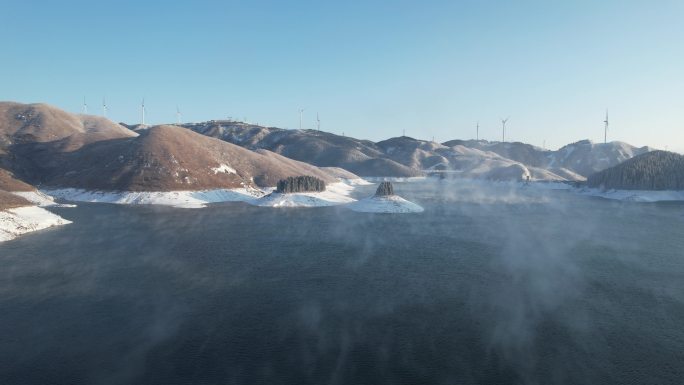 桂林全州天湖雪景