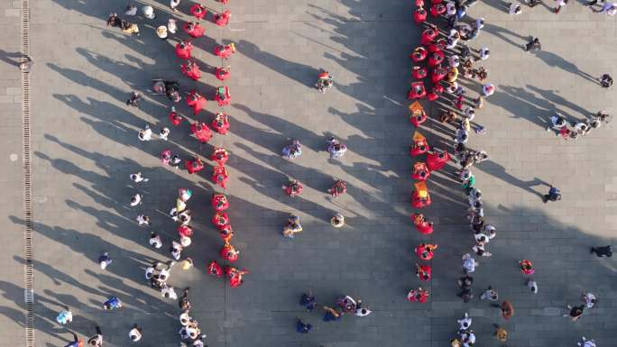 文笔峰非遗民俗道教游神祭祀舞龙打鼓龙抬头