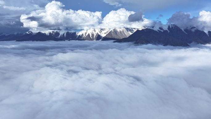 贡嘎雪山云海延时