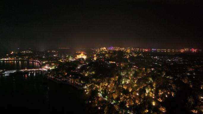 厦门城市夜景航拍