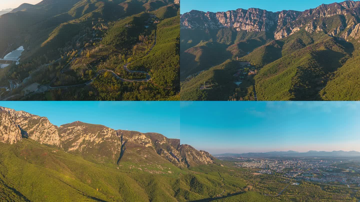 郑州登封中岳嵩山太室山720全景4K高清