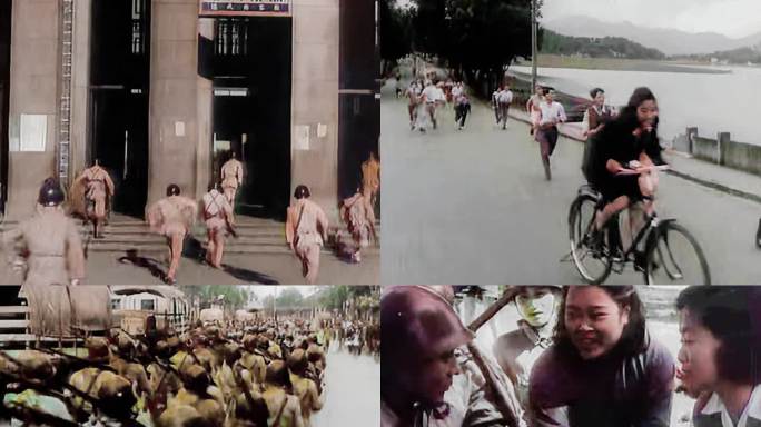 解放杭州 1949年 市民欢迎人民解放军