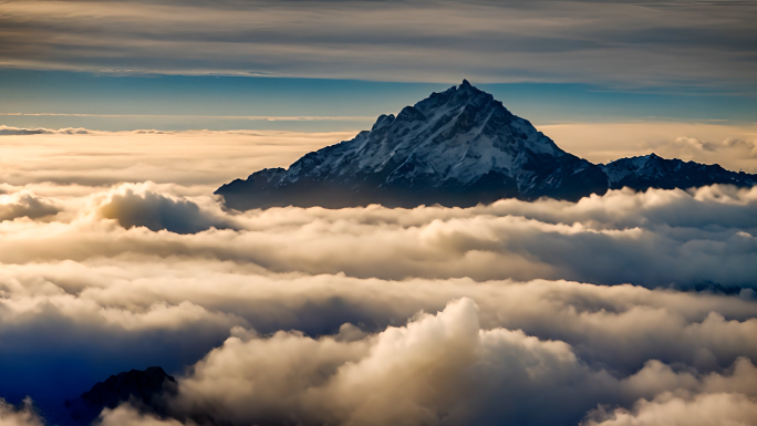 山 高山云海 雪山大山