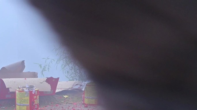 燃放礼花，乡村乡味（原声）