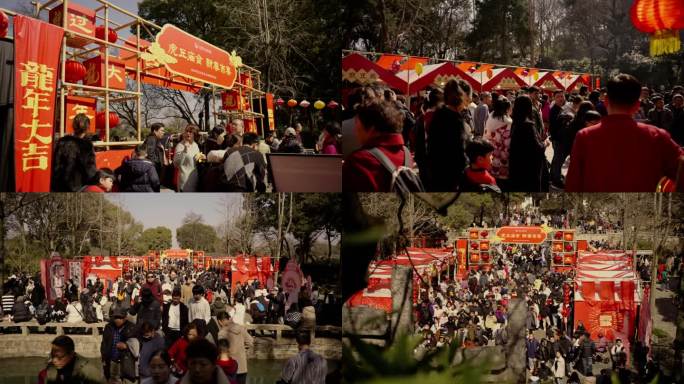 新年过年春节传统民俗虎丘庙会