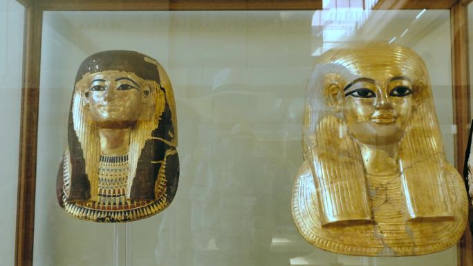 埃及博物馆 图坦卡蒙黄金面具 金字塔塔尖