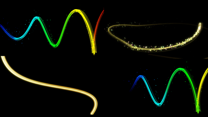 4K原创3种质感光线