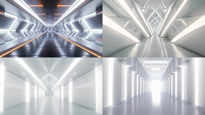 lde灯光霓虹灯隧道穿梭空间穿梭视觉艺术